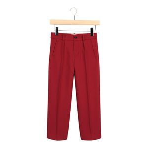 Gucci Pleated Trouser Pants Red Boys